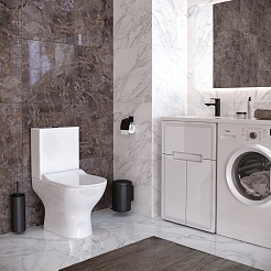 Taliente Унитаз Arte AR35045+Nero pulsante напольный с бачком – фотография-2